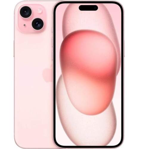 iPhone 15 Plus - 6.7" - 128GB ROM - 6GB RAM - Single Sim - iOS 17 - 4383mAh – Pink