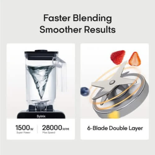 Mega Crusher Commercial Blender - 1500W - 2L - View 2