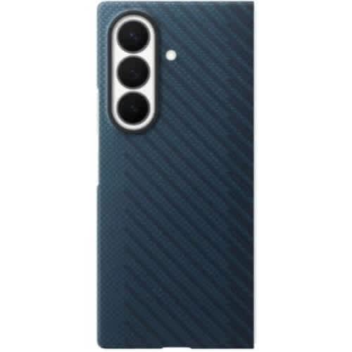 Magnet Case Carbon Fiber For Samsung Galaxy Z Fold 8 Ultra - Blue - View 3