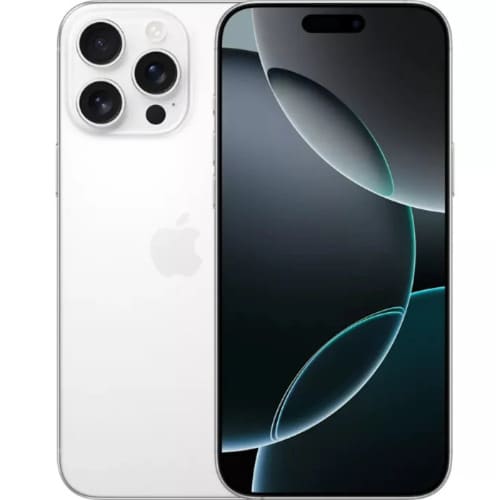 iPhone 16 Pro - 6.3" - 256GB ROM - 8GB RAM - Single Sim – 5G - 3582mAh – White Titanium