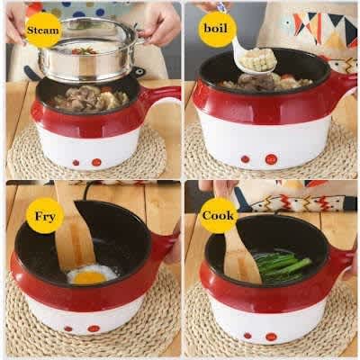 Non Stick Multipurpose Cooker And Frier - 1.8l - View 2