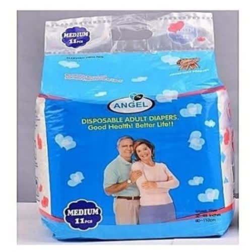 Disposable Unisex Adult Diaper - Medium -11 Pieces - View 2