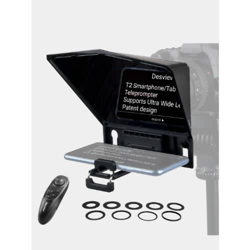 Desview T2 Teleprompter - Smartphone Tablet Dslr - View 3