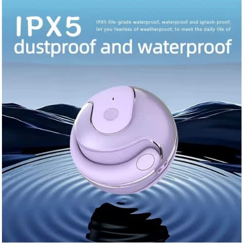 X28 Earphones True Wireless Stereo Bt Buds, Stereo Bass Anc Earbuds Purple - View 5