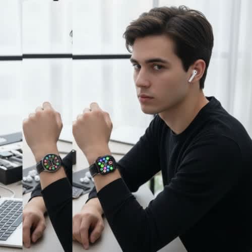 Ultimate 10-in-1 Smartwatch Suit Extreme - i80 - Black - View 5