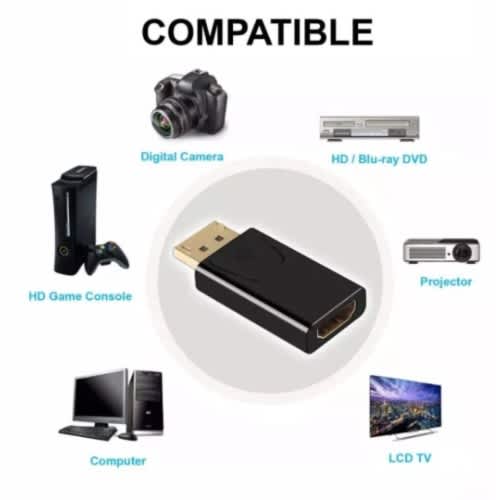 High Speed Active 4k Displayport Port Male Dp To Hdmi Female Hd Adapter Converter - View 2