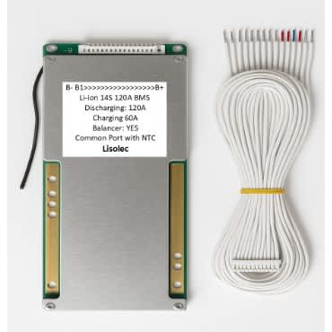 14s 120a Lithium-ion Bms – Dual Heat Sink | 51.8v/58.8v Battery Protection