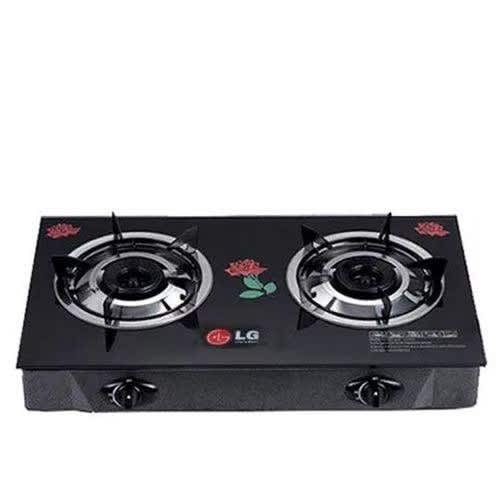Table Top Thick Glass  Gas Cooker - 2 Burner - View 3