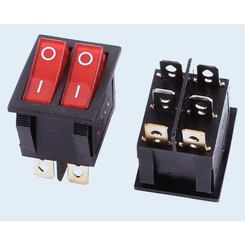 Double Cooler Rocker Switch 6pin On/off - 2pcs - View 3