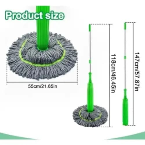 Hand Free Easy Use 360-degree Cleaning Portable Mob