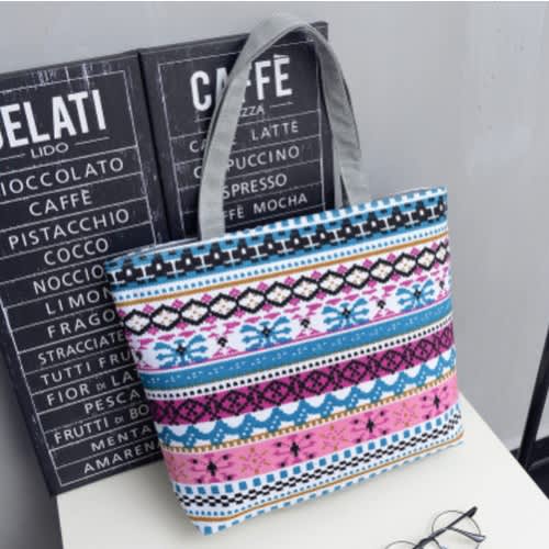 Ladies Shopping Bag - Multicolor - View 3