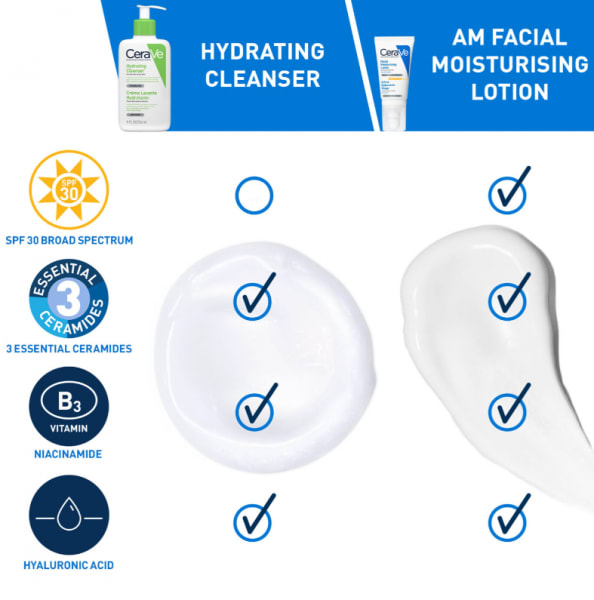 Hydrating Cleanser for Normal to Dry Skin 473ML with Hyaluronic Acid and 3 Essential Ceramides - View 5