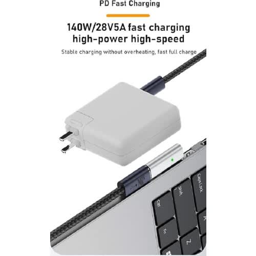 Ad218 Usb-c To Magsafe 3 Charging Adapter – Type-c Pd Converter For Macbook Pro & Macbook Air - View 2