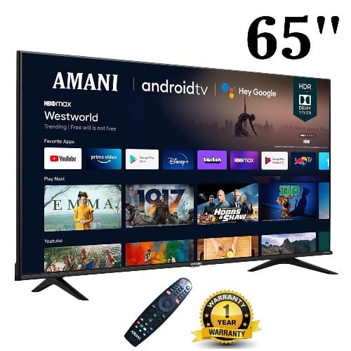 65” Android Smart Tv -ultra 4k View