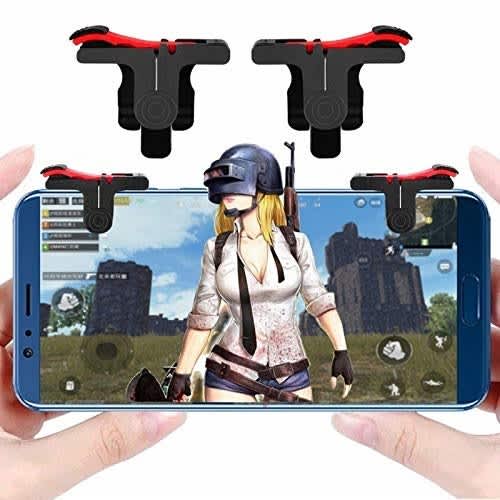 2pcs Mobile Phone Gaming  L1 R1 Trigger Aiming Fire Button Controller For Iphone/android - View 2