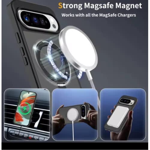 Protective Back Case With Magnetic Magsafe Stand For Google Pixel 10 Pro Xl/ 9 Pro Xl - View 2