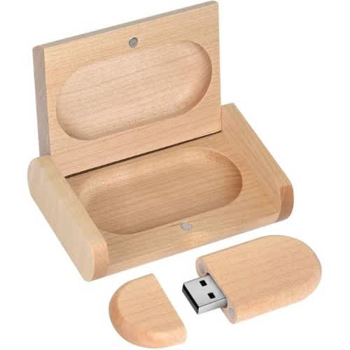 Premium Eco-friendly Bamboo Wood Usb 2.0 Flash Drive - 32gb - View 3