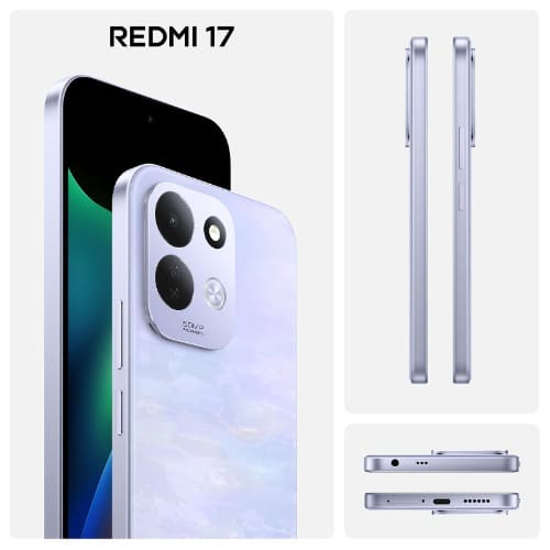 Redmi 17 - 6.9" - 4GB RAM - 128GB ROM - 4G Dual SIM - Fingerprint - 7500mAh - Purple - View 2