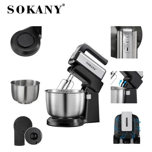 Sokany Electric Stand Mixer 500 Watts - Sk-6652 - View 2