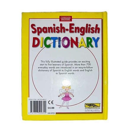 Spanish - English Dictionary Hardcover - View 2