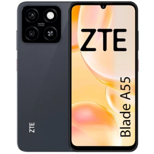 Zte Blade A55 - 6.75" - 128gb Rom - 4gb Ram - 4g Lte - Dual Sim - Fingerprint - 5000mah - Black - View 1