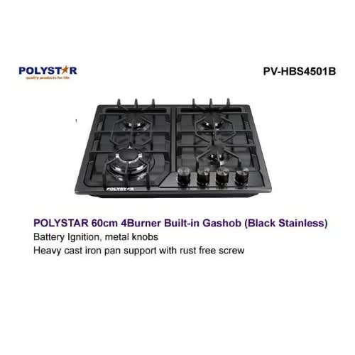 4 Burner Gas Cooker Hob Pv-hbs4501b - View 2