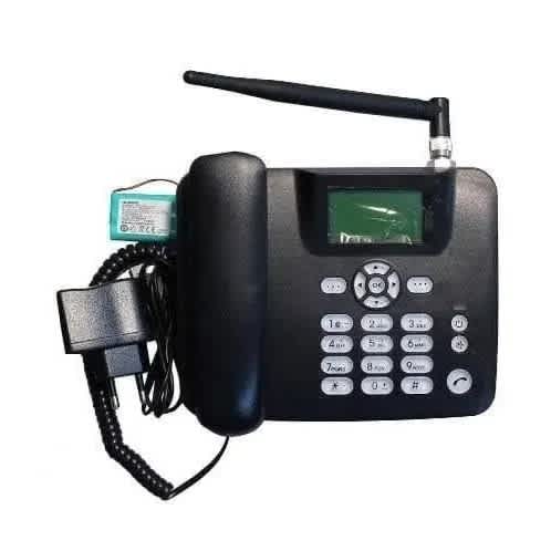 Huawei F316 Landline Table Phone With Sim Card Slot - Black - View 3