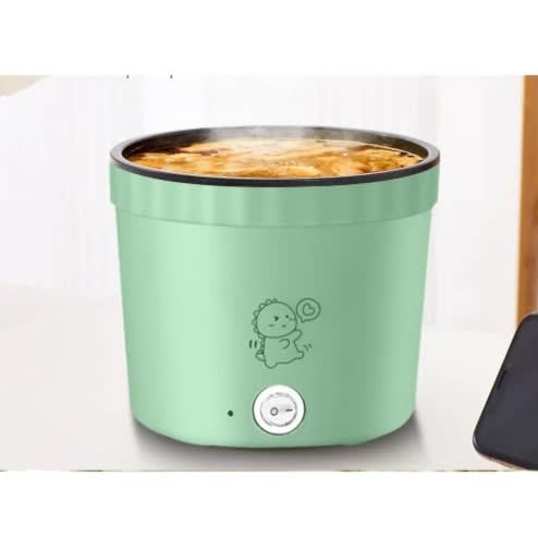 Non-stick Multifunctional Mini Electric Cooker - 1L - 450W - Green - View 4