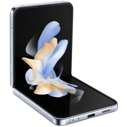 Galaxy Z Flip 4 - 6.7" 128GB ROM- 8GB RAM - Single Sim -5G- 3700mAh - Blue - View 2