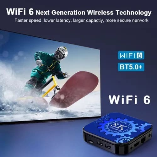 Transpeed Android 13 Tv Box - Wifi6 - Dual Wifi - Support 8k Video - View 3