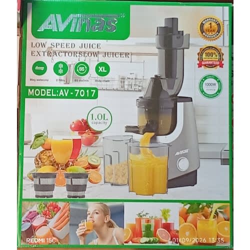 Low Speed Juice Extractor - Av-7017 - 1000w - View 3