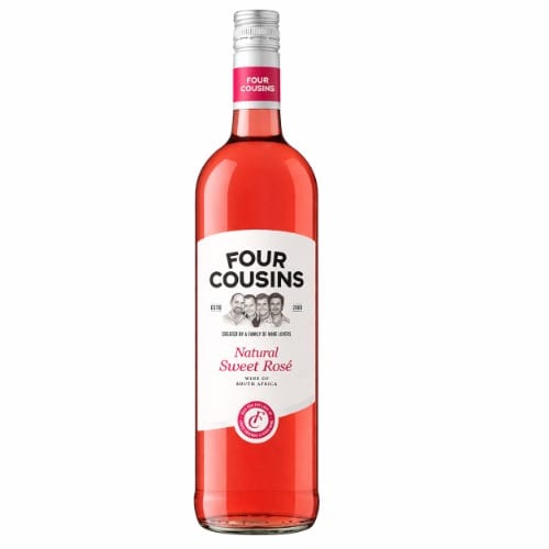 Four Cousins Sweet Rosé Wine – 75cl X 6 Bottles - View 2