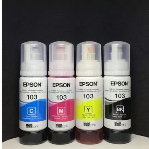 103 Black/Cyan/Yellow & Magenta Ink - 4 Sets and Extra One Black - View 1