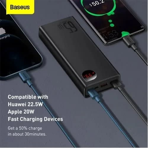 Adaman Metal Digital Display Quick Charge Power Bank 20000mAh 65W - View 2