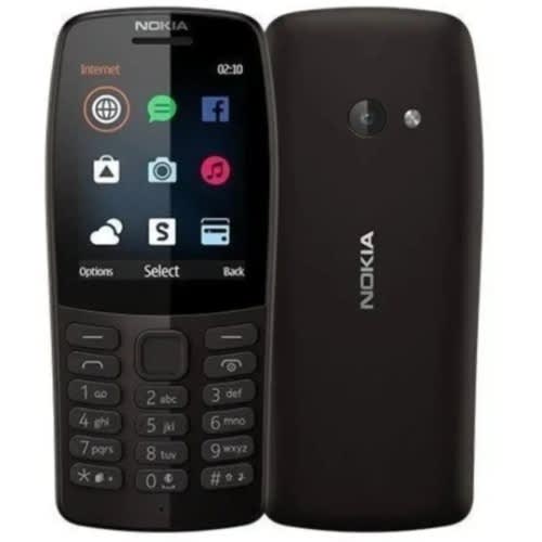 Nokia 210 - Dual Sim - 2.4" - Opera Mini - Camera - Torch - Fm Radio Phone - 1020mah - Black