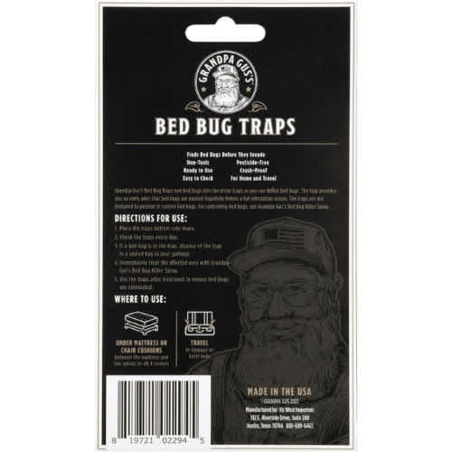 Bed Bug Glue Traps For Home & Travel - Early Detection - Lasts Up To 6 Months - 12pk - View 2