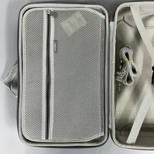 Dobe Ps5 Slim Carrying Case – Multifunctional Console Storage & Protection Bag Gray - View 3