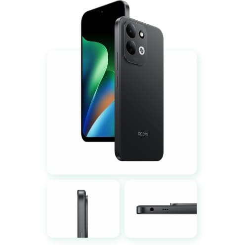 Redmi 17 - 6.9" - 256GB ROM - 6GB RAM - 4G Dual SIM - Fingerprint - 7500mAh - Black - View 3