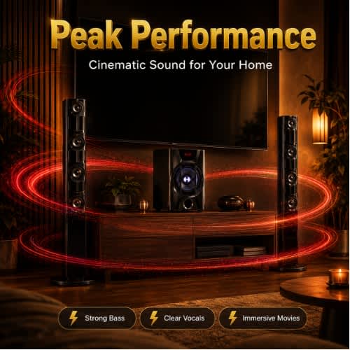 Dj-667 High-class Home Cinema System  8-inch Hi-bass Subwoofer With Bluetune Dual Karaoke - View 3