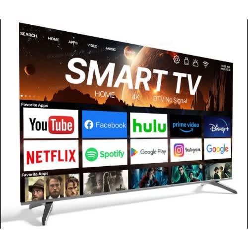 DJ 43" Inches Smart Android UHD TV/Netflix,/YouTube/ A+ Pane/WI-FI/Amazon TV - View 1