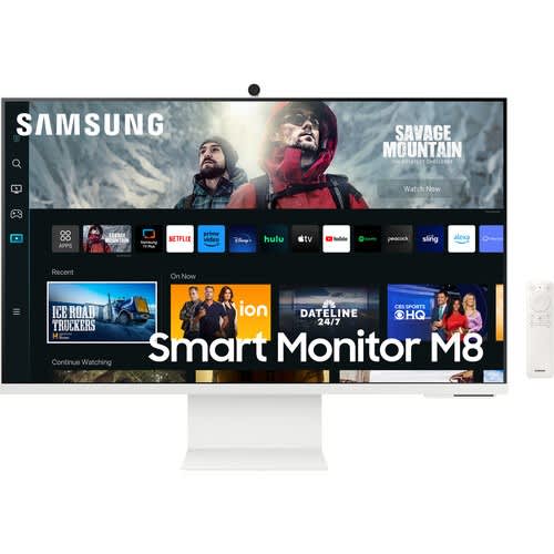 Ls27cm801un 27" M80c 4k Hdr Smart Monitor With Webcam