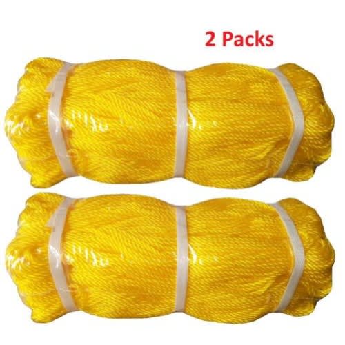 Polypropylene Nylon Washing Line Rope Pack - Yellow - 5mm - 2 Packs - View 3
