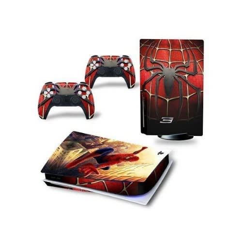PlayStation PS5 Fat Protective Sticker- Spider Man Series - View 2