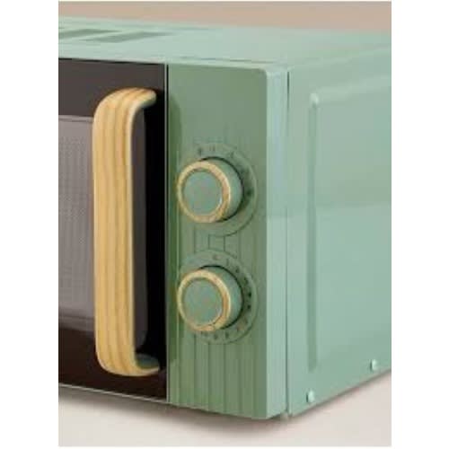 George Home Scandi Textured Microwave - 17L - 700W - Green - View 3