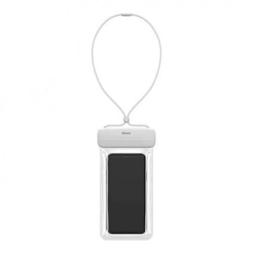 Baseus Let's Go Slip Cover Universal Ipx8 Waterproof Phone Bag - White - View 2