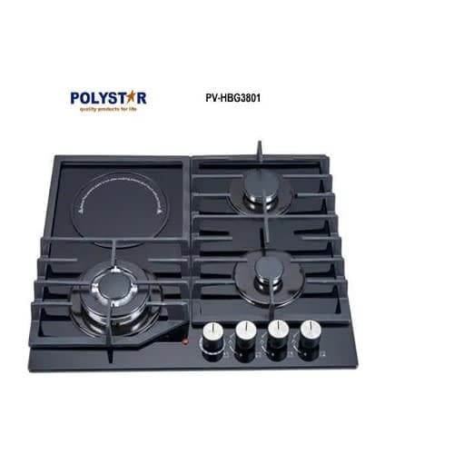 3 Gas Burner + 1 Hot Plate Pv-gt60g3h - View 2