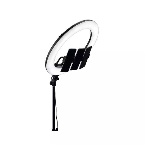 14 Inches Ringlight With Tripod Stand, 3 Phone/camera Holders, Attached Remote Control - View 4