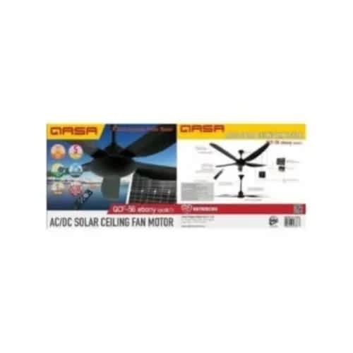 56" Ac/dc Solar Ceiling Fan- 5 Blades - View 2