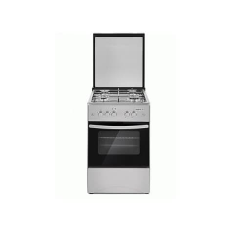 4 Burner Glass Top Standing Gas Cooker - View 2