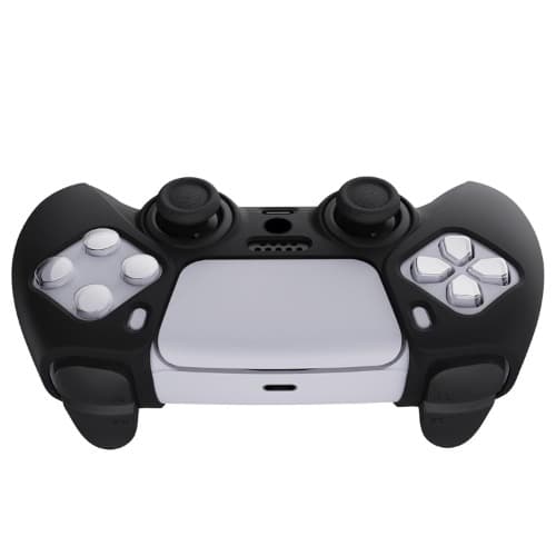 Anti-slip Silicone Cover Skin For Ps5 Controller With Black Thumb Grip Caps - View 5